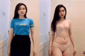 quan hệ em gái xinh Điện Máy Xanh chân dài