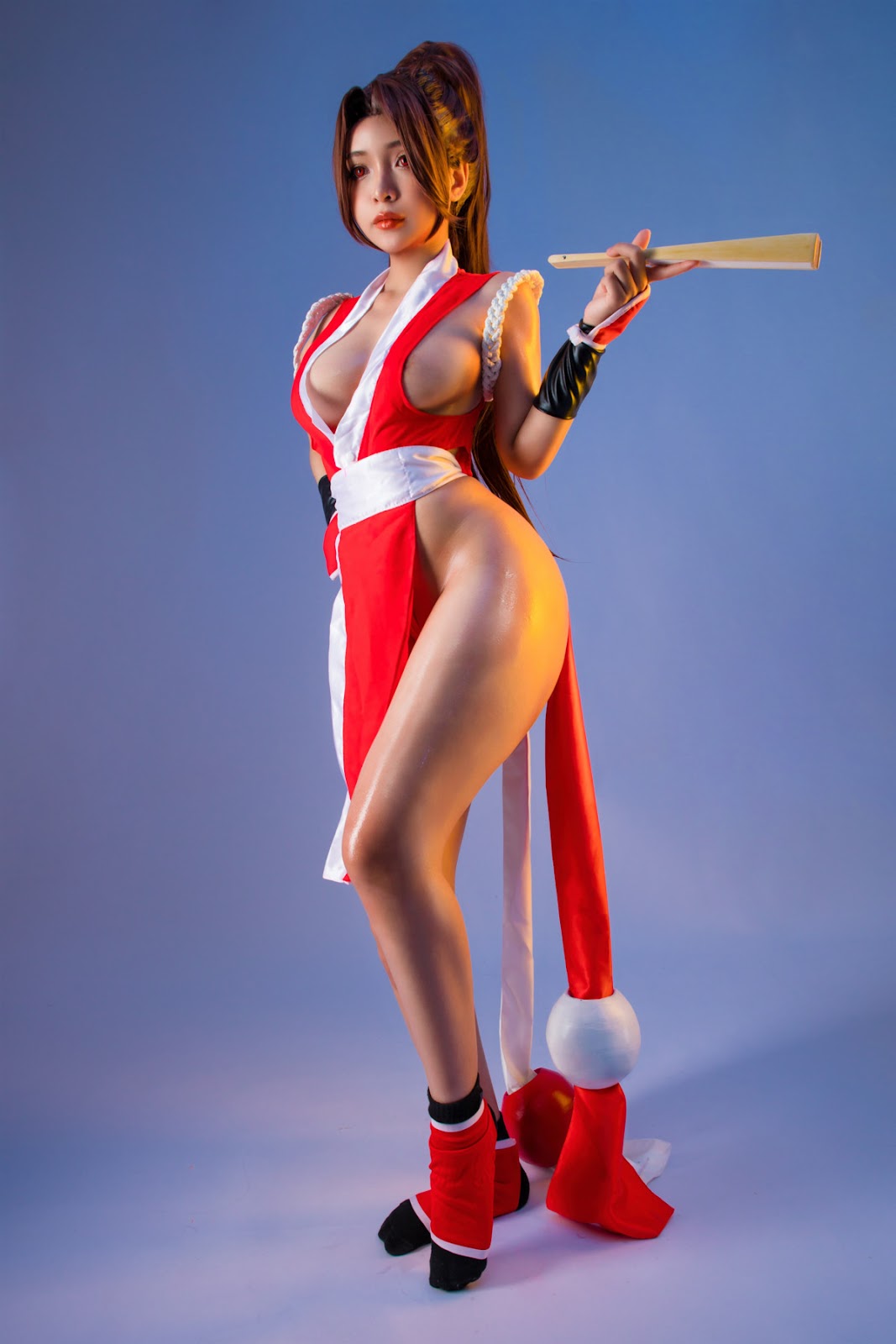 Ảnh Cosplay 18+ Gái Xinh Cosplay Umeko.J Mai Shiranui Set.01