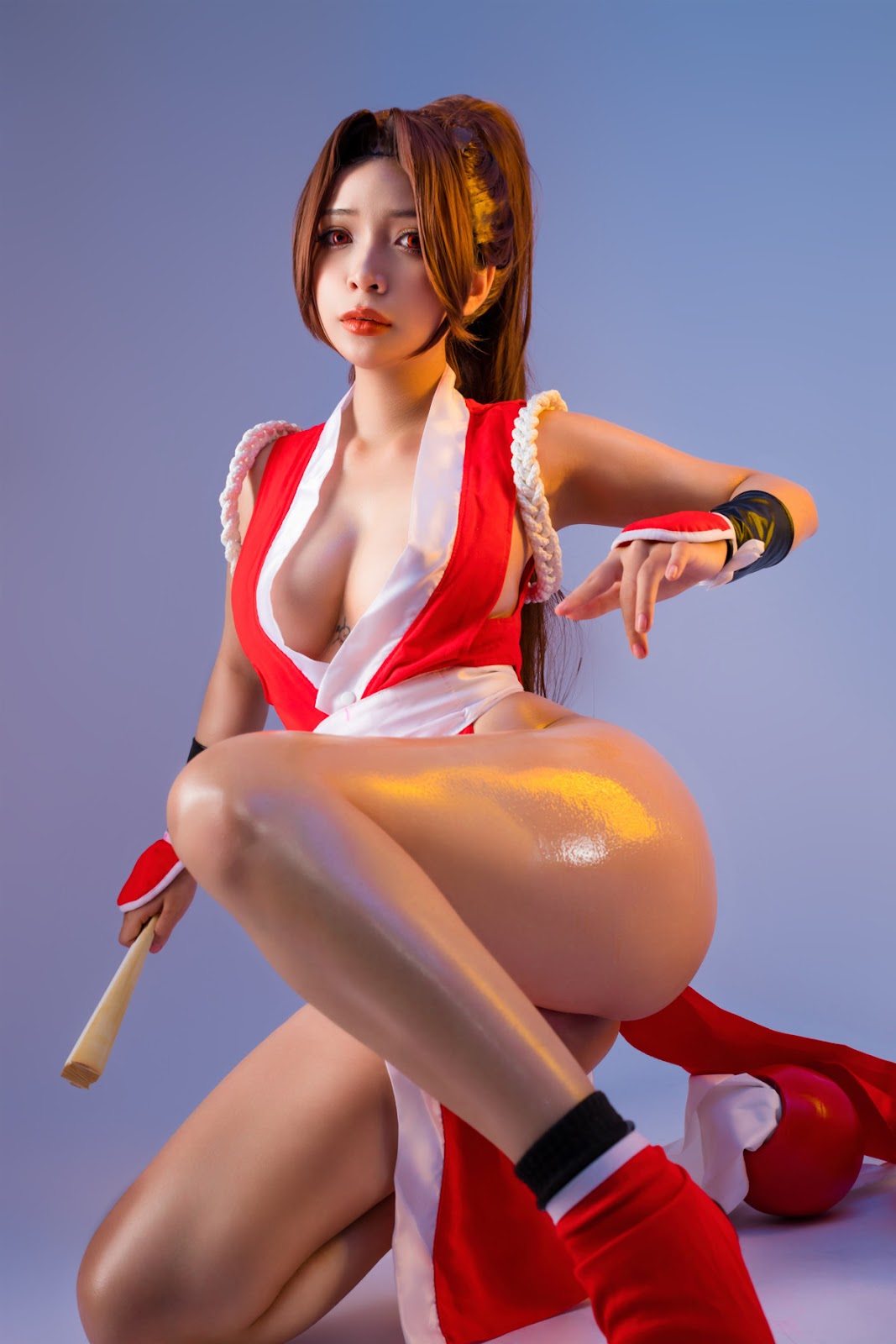 Ảnh Cosplay 18+ Gái Xinh Cosplay Umeko.J Mai Shiranui Set.01