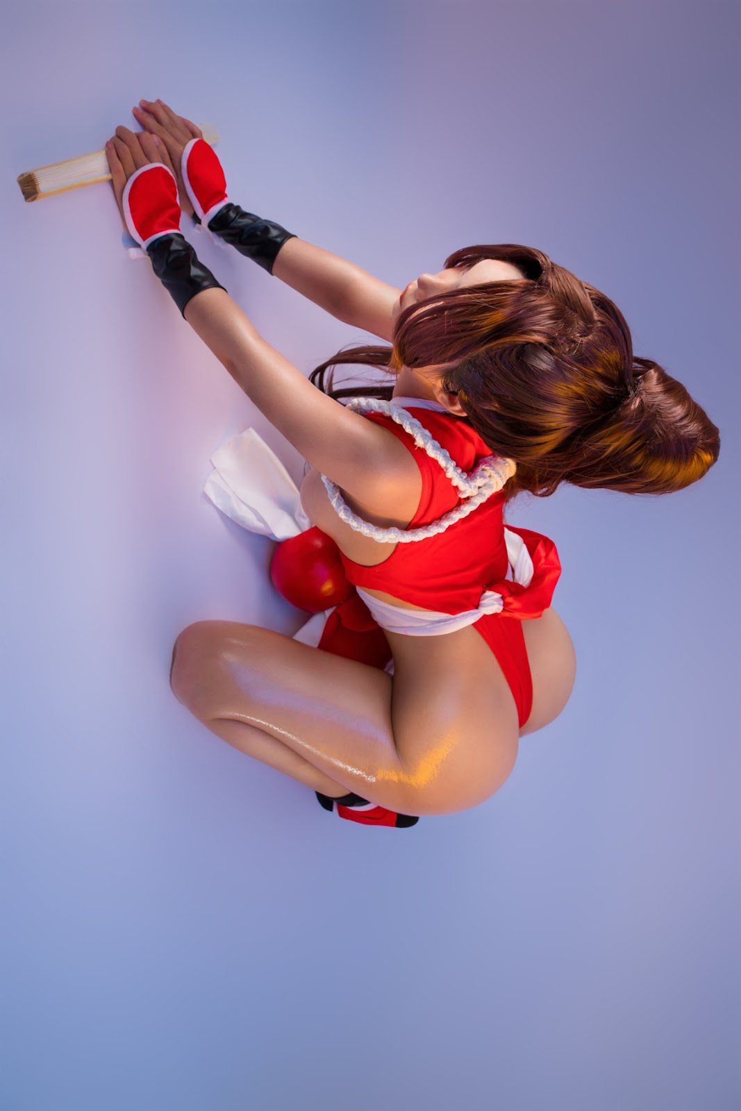 Ảnh Cosplay 18+ Gái Xinh Cosplay Umeko.J Mai Shiranui Set.01