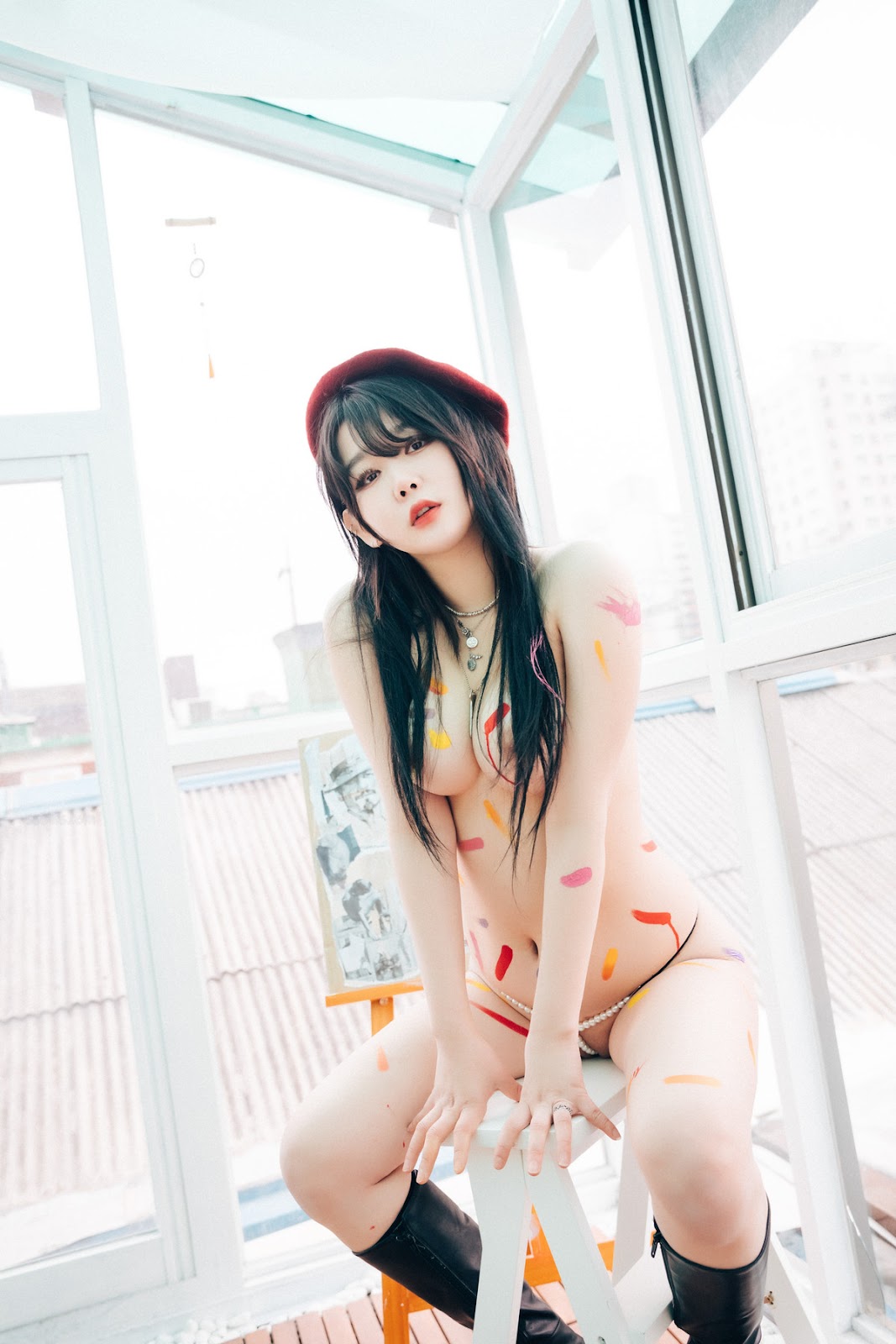 Ảnh Nóng 18+ Gái Xinh ZIA.Kwon 권지아, [Loozy] No Nipple Patch Set.01