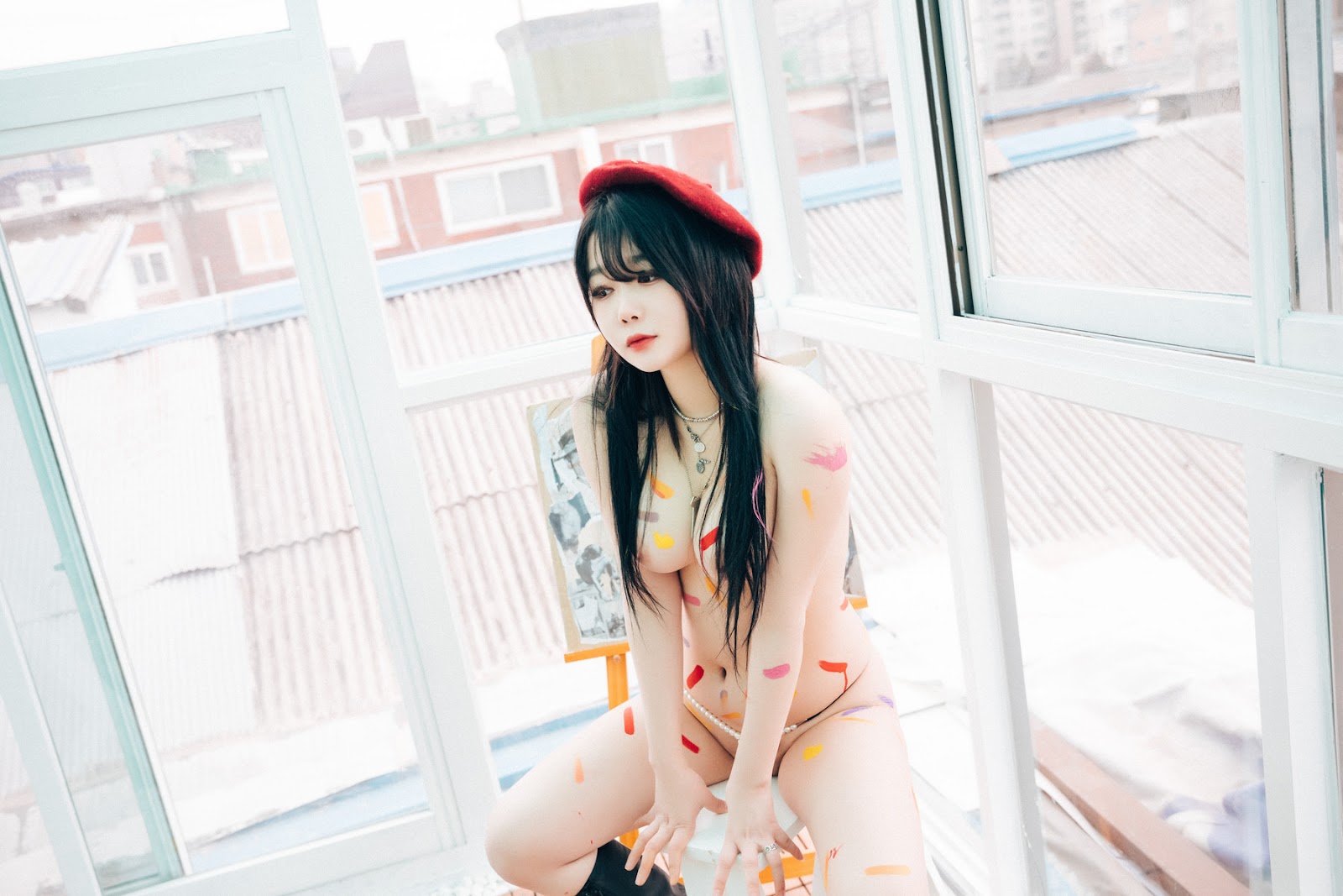 Ảnh Nóng 18+ Gái Xinh ZIA.Kwon 권지아, [Loozy] No Nipple Patch Set.01