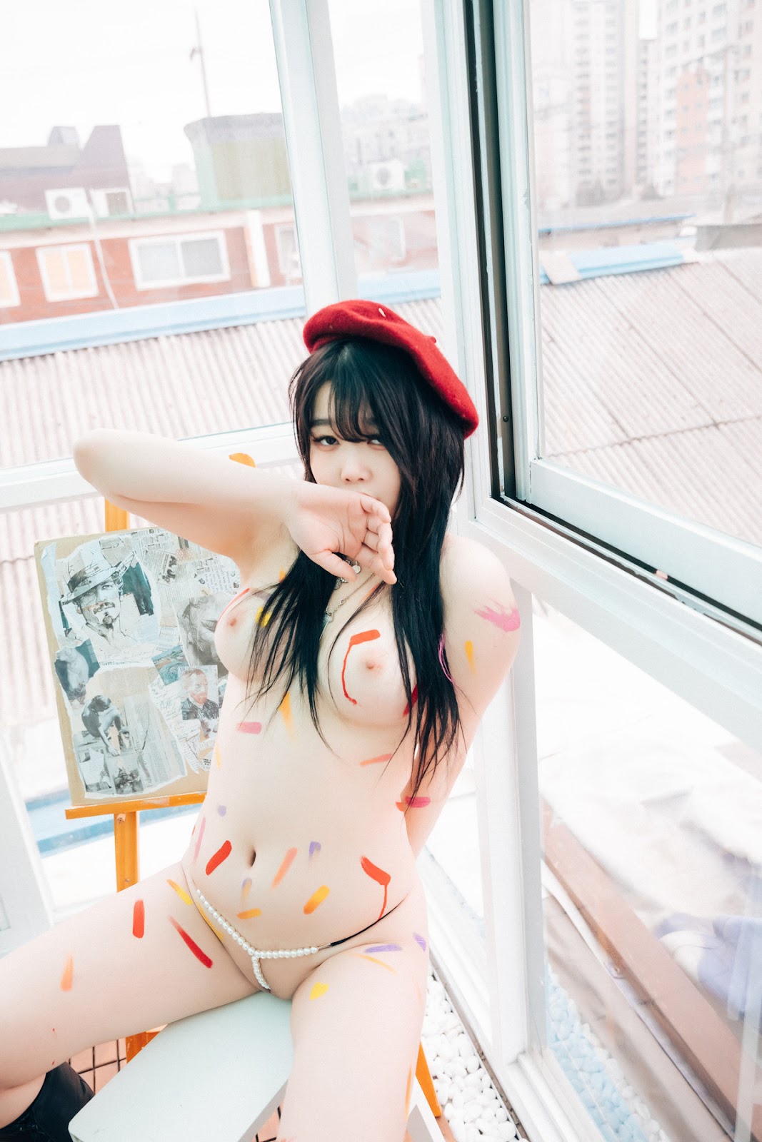 Ảnh Nóng 18+ Gái Xinh ZIA.Kwon 권지아, [Loozy] No Nipple Patch Set.01