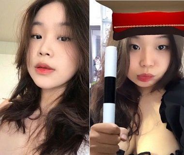 Nữ sinh vú to nằm để ông bác nhét củ khoai vào nồn