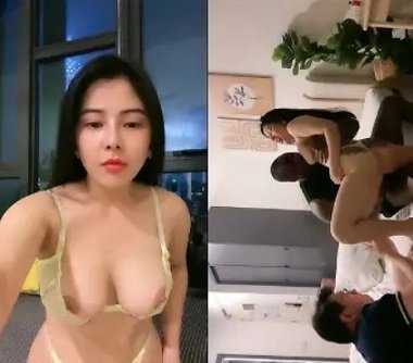 Cả hai anh Tây đen đều bắn tinh trong lồn Hà My