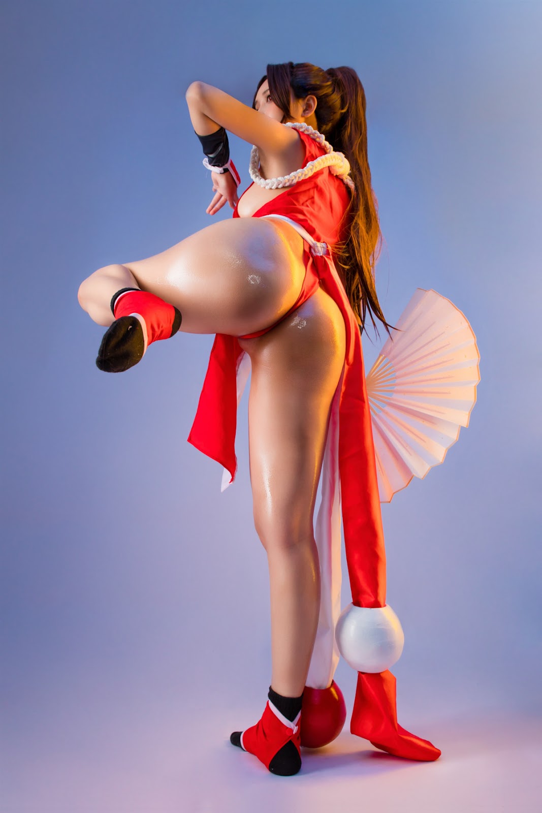 Ảnh Cosplay 18+ Gái Xinh Cosplay Umeko.J Mai Shiranui Set.01