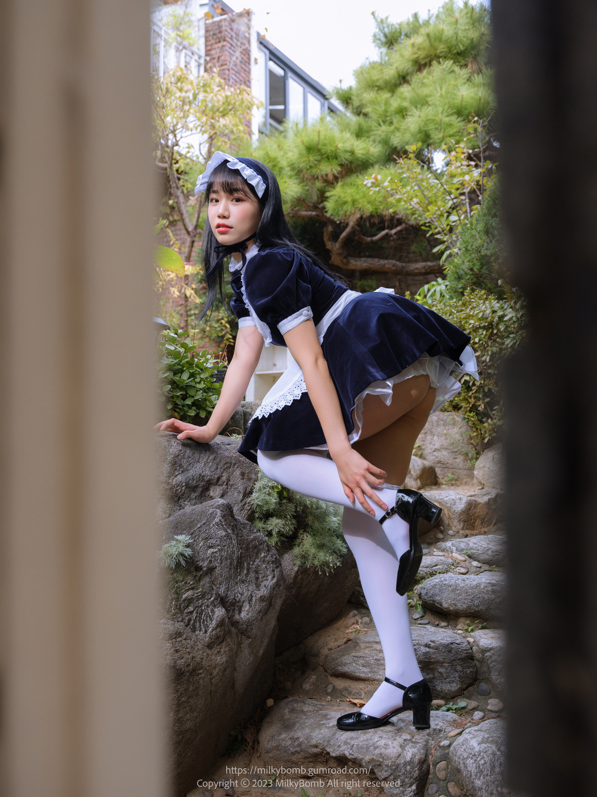 Yui 유이, [MilkyBomb] Maid Set.03