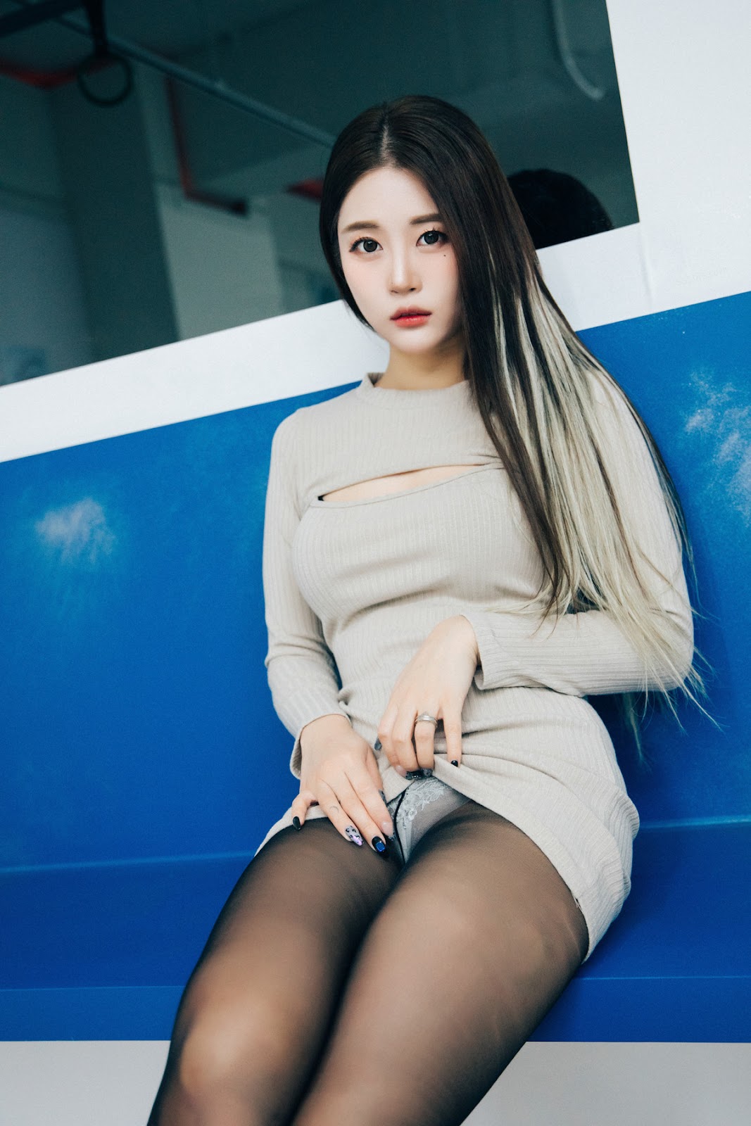 Ảnh Nóng 18+ Gái Xinh Jeong Bomi 정보미, [Loozy] Bondage Subway Set.01