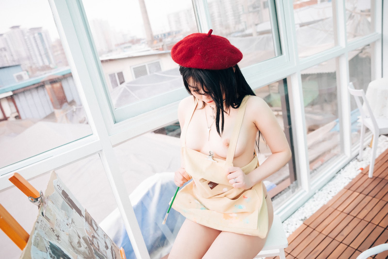 Ảnh Nóng 18+ Gái Xinh ZIA.Kwon 권지아, [Loozy] No Nipple Patch Set.01