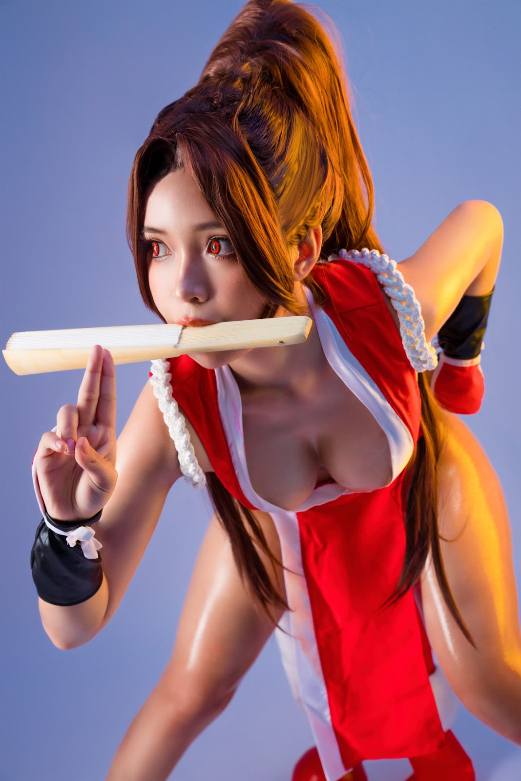 Ảnh Cosplay 18+ Gái Xinh Cosplay Umeko.J Mai Shiranui Set.01