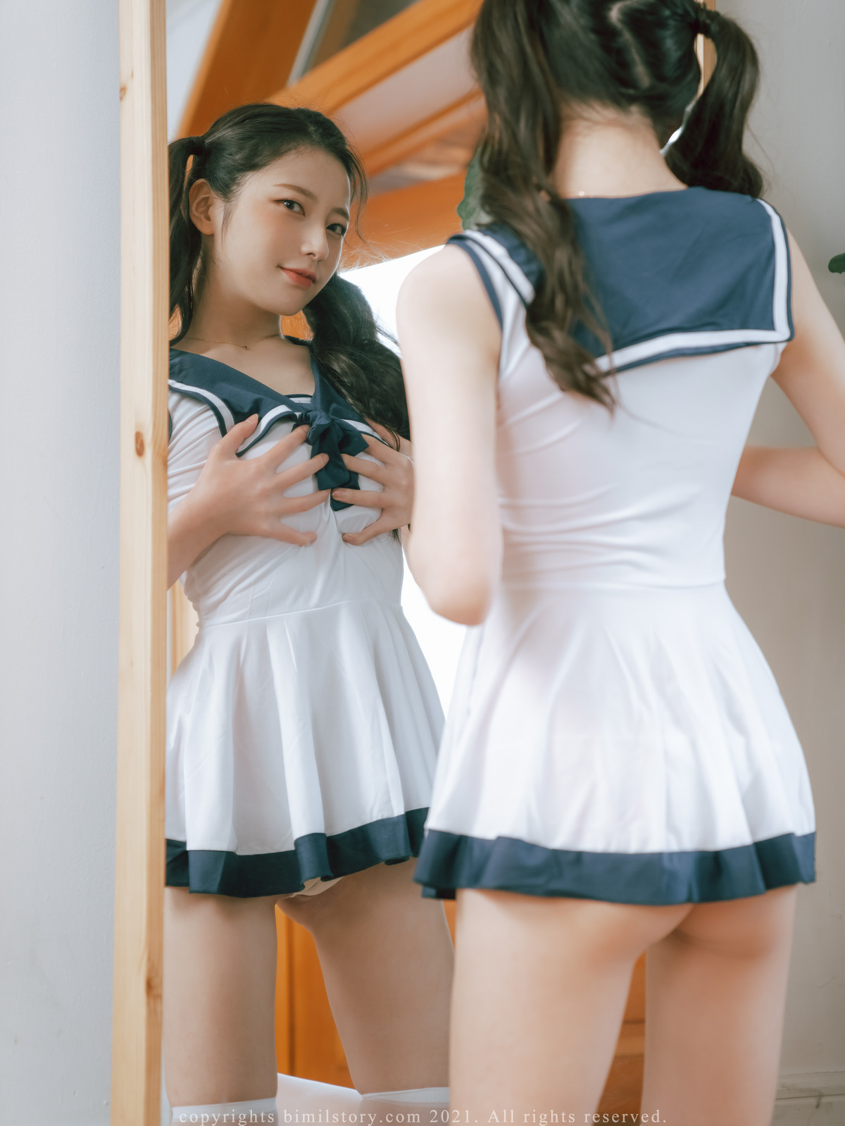 Photo Sexy RISA 리사, [Bimilstory] Fresh and Lively Girl Set.01
