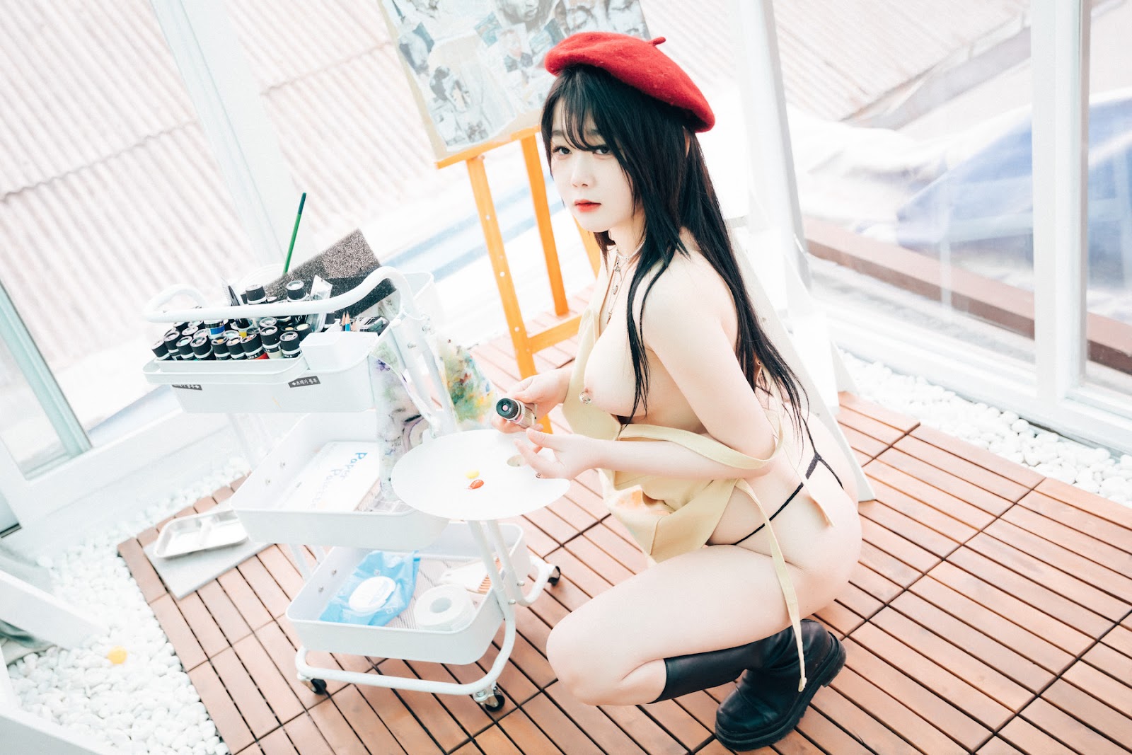 Ảnh Nóng 18+ Gái Xinh ZIA.Kwon 권지아, [Loozy] No Nipple Patch Set.01