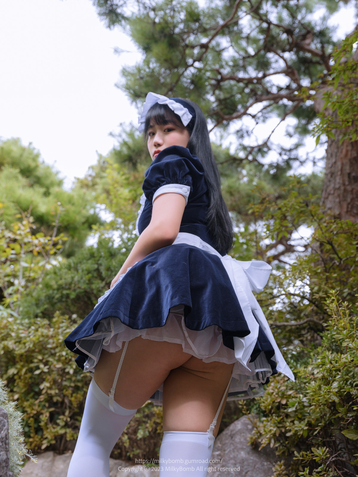 Yui 유이, [MilkyBomb] Maid Set.03