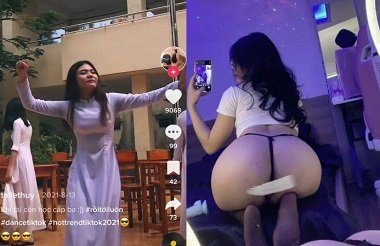 Hết giờ học em nữ sinh thành gái đĩ