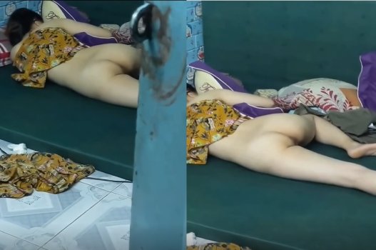 Lẻn vào phòng trọ em hàng xóm xem bướm và cái kết